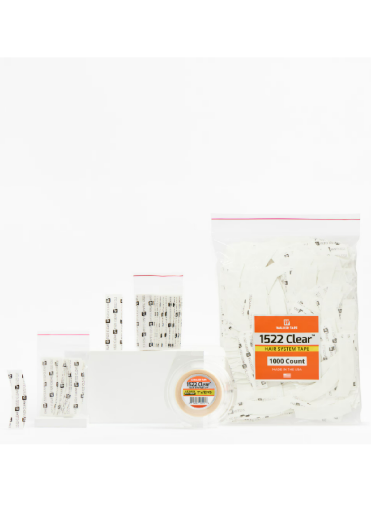 Walker Tape 1522 Clear - Minis, 72pc/Bag