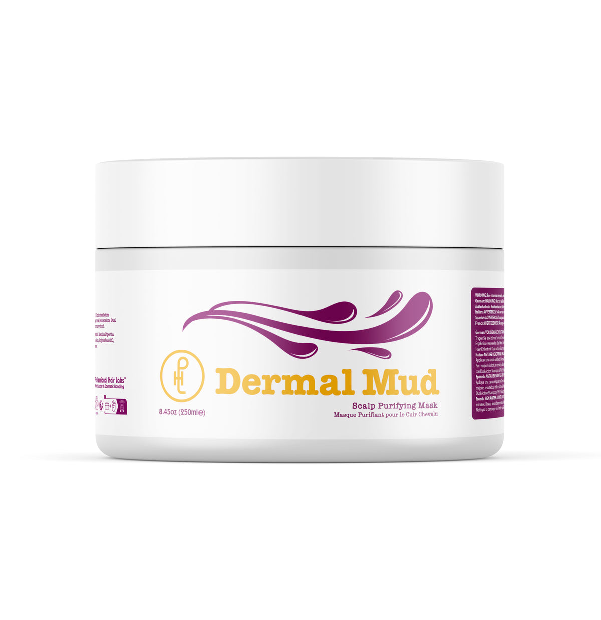 Professional Hair Labs Dermal Mud Scalp Purifying Mask Jar 250ml
