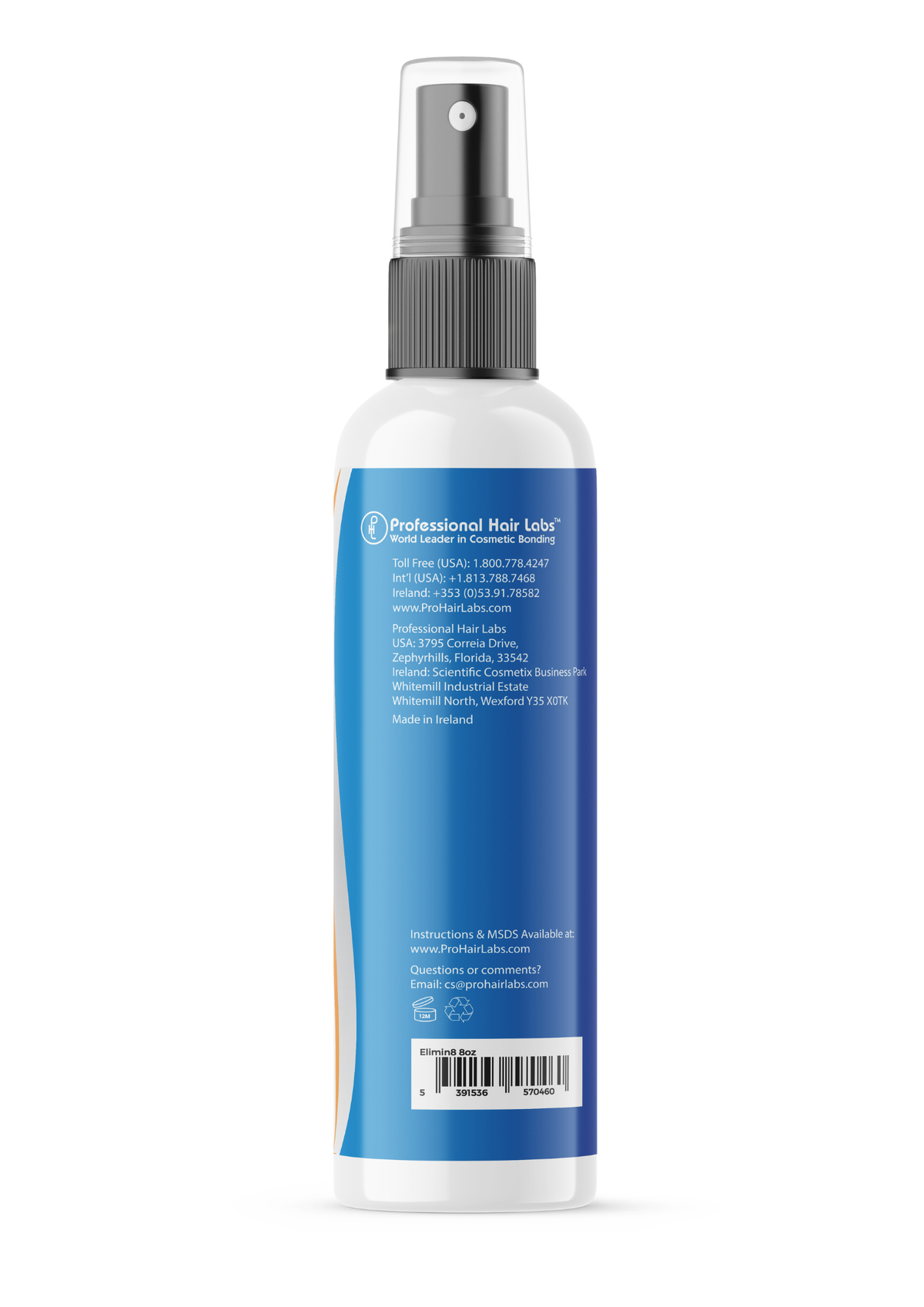 Ghostbond Elimin8 Odor Eliminator for Hair Pieces 236ml