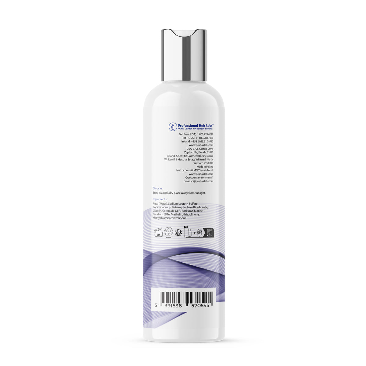 Professional Hair Labs PHL#5 Gel, Hair Spray & Oil Remover 236ml